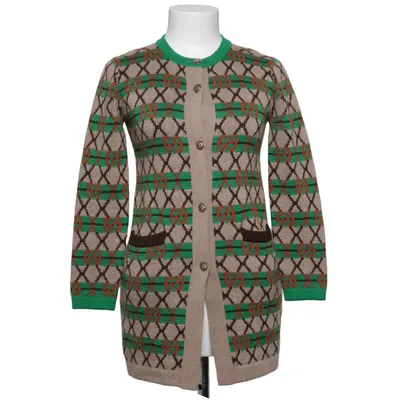 Cardigan (Green, Beige, Multicolored) from Gucci Wool
