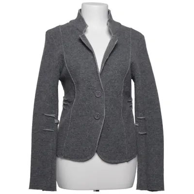 Cardigan (Grijs) van Miss Miss by Valentina Katoen, Polyamide, Wol