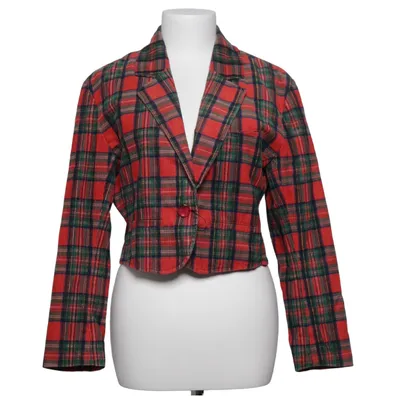 Blazer (Red, Multicolored) from Kenzo Jungle Cotton, Polyester