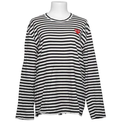 Långärmad t-shirt (Svart, Vit) från Comme des Garçons PLAY