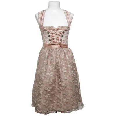 Dirndl (Beige, Vit, Brun) från Dirndlalm Bomull, Nylon, Polyester