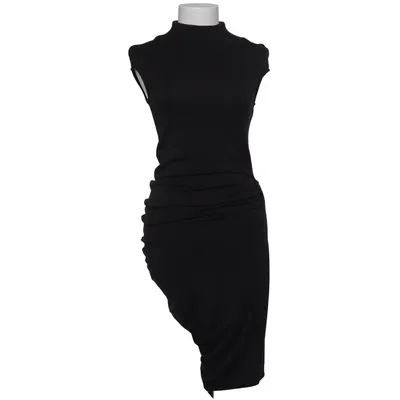 Klänning (Svart, Grå) från Helmut Lang Elastan, Modal, Ull