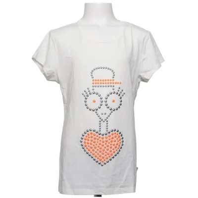 T-shirt (Blanc, Orange) de Little Marc Jacobs Coton, Modal