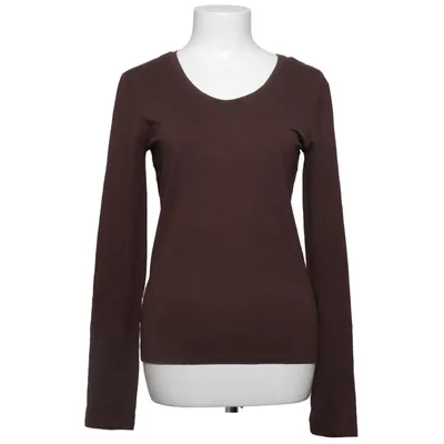 Lange mouwen shirt (Bruin) van Prada Katoen, Elastaan