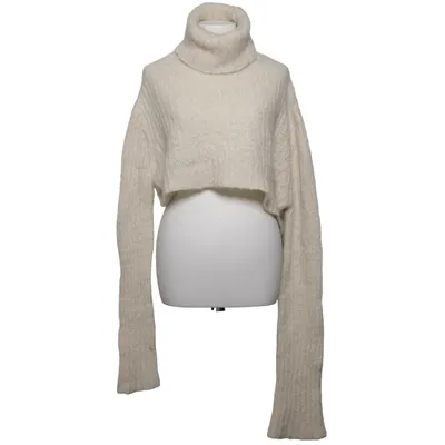 Polotröja (Vit) från Ann Demeulemeester Alpackaull, Mohair, Polyamid