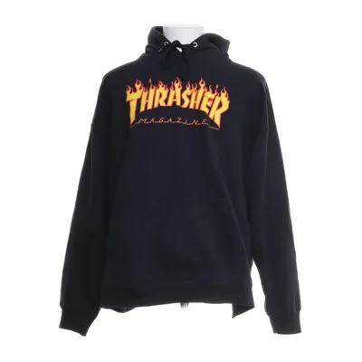 Huvtröja (Svart) från Thrasher Bomull, Polyester