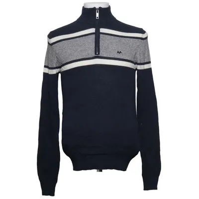 Sweater (Blå, Grå, Hvid) fra Thomas Burberry by Burberry Bomuld, Polyamid, Viscose