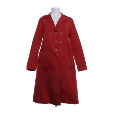 Trenchcoat (Rød) fra Jil Sander Polyester, Silke