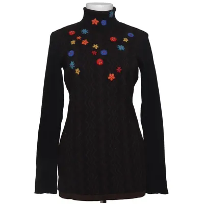 Turtleneck (Black, Multicolored) from Kenzo Jeans Acrylic, Wool