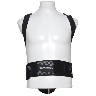 Protection dorsale (Noir, Beige) de Halvarssons