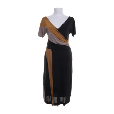 Jurk (Zwart, Bruin) van Kenzo Zijde, Polyester