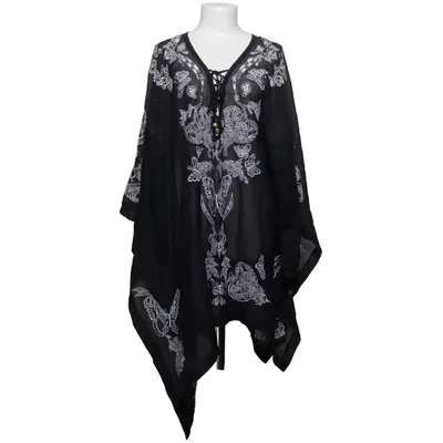 Kaftan (Black, White) from Emilio Pucci Cotton, Silk