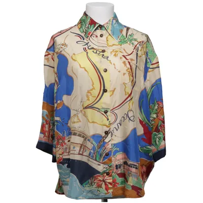Chemise (Bleu, Multicolore) de Zimmermann Soie