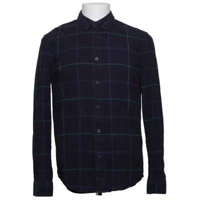 Chemise en flanelle (Bleu, Vert) de Pier One Coton