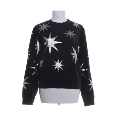 Collegetröja (Svart, Silverfärgad) från Love Moschino Bomull, Polyester, Elastan