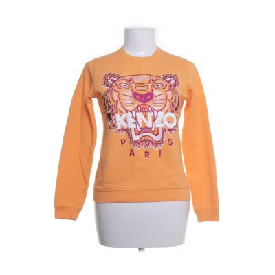 Collegetröja (Orange, Lila, Vit) från Kenzo Jungle Bomull