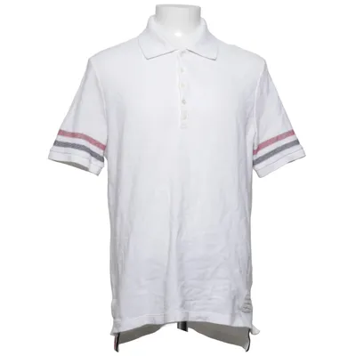 Polo (Blanc, Multicolore) de Thom Browne Coton