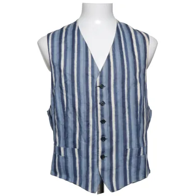 Kostuumgilet (Blauw, Wit) van Kenzo Homme Linnen