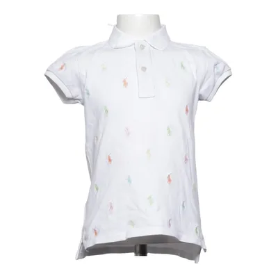 Pikétröja (Vit, Flerfärgad) från Ralph Lauren Bomull, Elastan