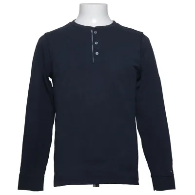 Henley shirt (Blauw) van Tommy Hilfiger Katoen