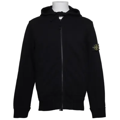 Sweat à capuche (Noir) de Stone Island Coton