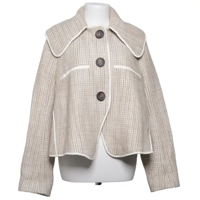 Veste (Beige, Blanc) de See by Chloé Acétate, Acrylique, Coton, Polyamide, Polyester, Polyuréthane, Viscose, Laine
