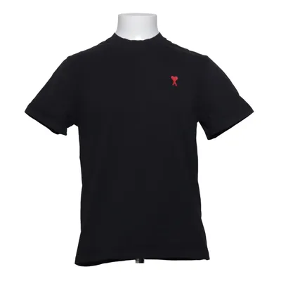 T-shirt (Zwart) van AMI Elastaan, Organisch katoen