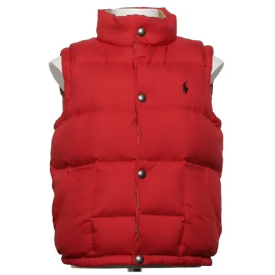 Doudoune sans manches (Rouge, Beige) de Ralph Lauren Duvet, Plume, Polyester
