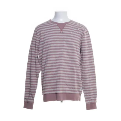 Sweatshirt (Pink, Hvid) fra Hilfiger Denim Bomuld, Elastan