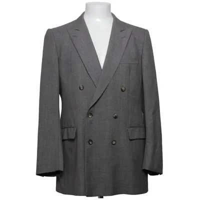 Blazer (Gray) from Burberry Viscose, Wool
