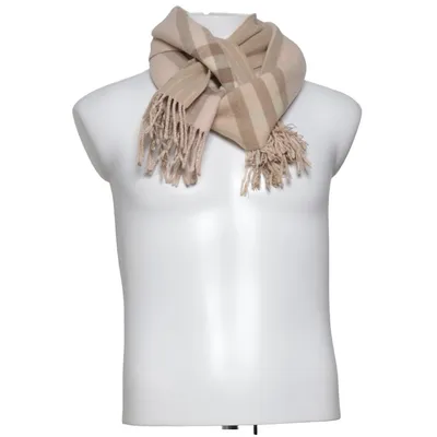 Halsduk (Beige, Brun) från Burberry Kashmir, Merinoull