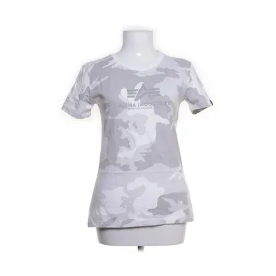 T-shirt (Grå, Vit) från Alpha Industries Bomull