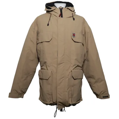 Dunjakke (Beige, Sort) fra Fjällräven Dun, Fjer, Polyamid, Polyester
