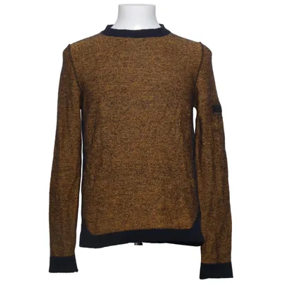 Pull-over (Bleu, Jaune) de Stone Island Acrylique, Laine d'alpaga, Élasthane, Polyamide