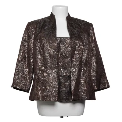 Blazer (Marron, Multicolore) de R&M Richards Acétate, Polyester, Viscose