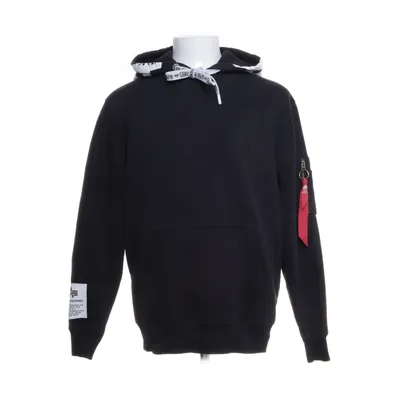 Huvtröja (Svart) från Alpha Industries Bomull, Polyester