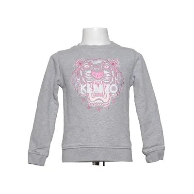 Collegetröja (Grå, Rosa, Vit) från Kenzo Kids Bomull