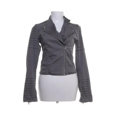 Bikerjacka (Grå) från Hilfiger Denim Bomull, Elastan