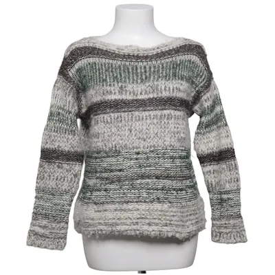 Strickpullover (Grau, Grün, Weiß) von Isabel Marant Étoile Acryl, Alpakawolle, Baumwolle, Polyamid