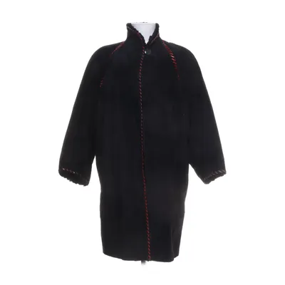 Shearlingjacka (Svart) från Yves Saint Laurent Acetat, Pälsimitation, Skinn, Ull