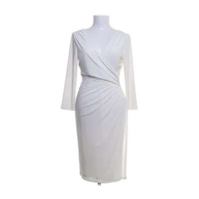 Wrap dress (White) from Lauren Ralph Lauren Polyester, Elastane
