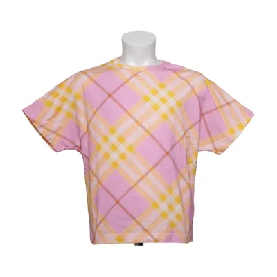 T-shirt (Rose, Jaune, Multicolore) de Burberry Coton, Élasthane