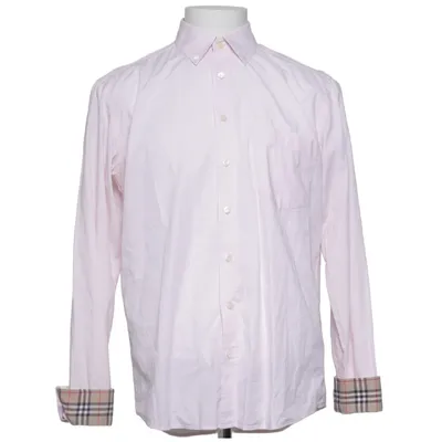 Chemise (Rose, Multicolore) de Burberry Coton, Élasthane