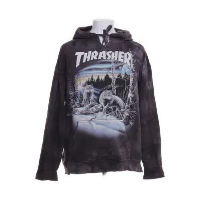 Huvtröja (Grå, Flerfärgad) från Thrasher Bomull, Polyester