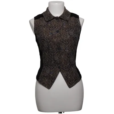 Anzugweste (Schwarz, Braun, Mehrfarbig) von Kenzo Acetat, Baumwolle, Modal, Viskose