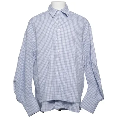 Shirt (Blauw, Wit) van YHONE Katoen