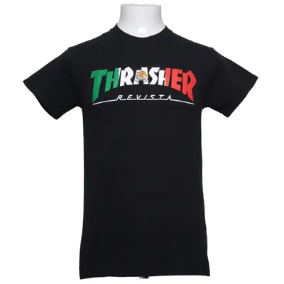 T-shirt (Schwarz) von Thrasher Baumwolle