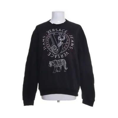 Collegetröja (Svart, Flerfärgad) från Versace Jeans Bomull, Elastan