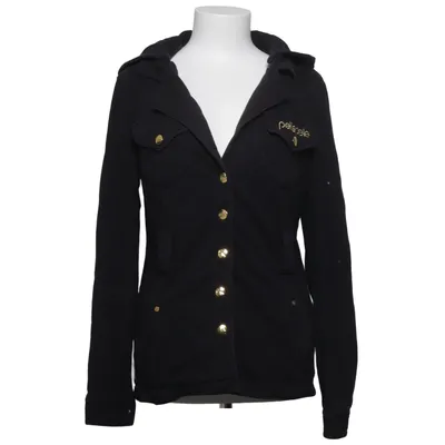 Veste (Noir) de Pelle Pelle Coton, Élasthane