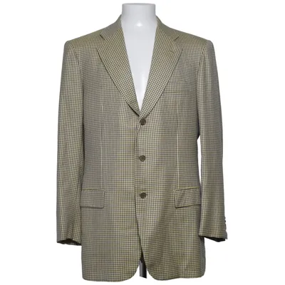 Blazer (Beige, Blue) from Kiton Cashmere